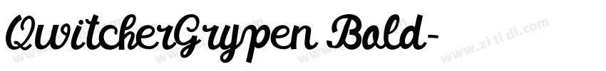 QwitcherGrypen Bold字体转换 QwitcherGrypen Bold字体转换